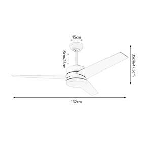 LED stropné svietidlo IMMAX NEO LITE VARIABLE SMART LED s ventilátorom, 24W, Wi-Fi, TUYA biele/hnedé

 obrázok produktu 7 z 9