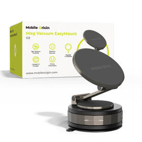 Držiak na mobil Mobile Origin MagSafe Vacuum EasyMount O3 sivý

 obrázok produktu 11 z 11