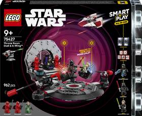 Stavebnica LEGO® Star Wars™ 75427 SMART Play™: Súboj v trónnej sieni a A-Wing™ 

 obrázok produktu 2 z 8