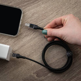 Kábel FIXED USB-C/USB-C, s displejom, PD, 100 W, 2 m čierny

 obrázok produktu 8 z 9