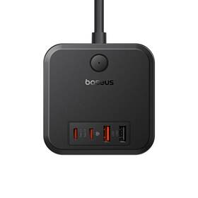 Kábel predlžovací Baseus PowerCombo Cube, 30W, 3x zásuvka, 2x USB/2x USB-C čierny

 obrázok produktu 2 z 3