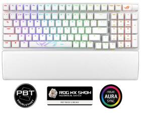 Klávesnica Asus STRIX SCOPE II 96 (ROG NX Snow / PBT) - US biela

 obrázok produktu 1 z 9