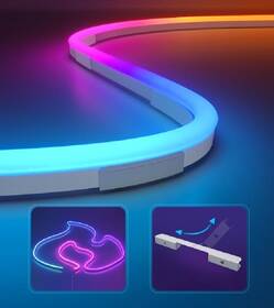 LED pásik Govee Neon 2 MATTER, 3m, RGBIC 

 obrázok produktu 10 z 12