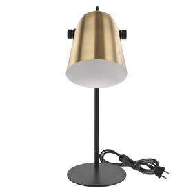 Stolná lampa EMOS Nina, max. 25 W, žiarovka E27, IP20 zlatá

 obrázok produktu 1 z 7