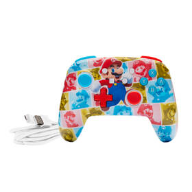 Gamepad PowerA Enhanced Wired Controller na Nintendo Switch - Super Mario - Mario Hero Reel 

 obrázok produktu 4 z 5