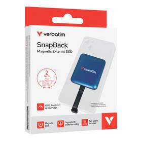 SSD externý Verbatim SnapBack 2TB, MagSafe, ProRes 4K/60 ready modrý

 obrázok produktu 8 z 15