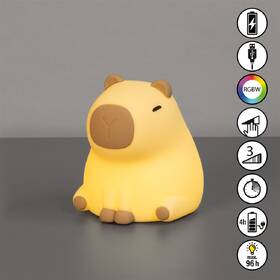 Detská LED lampička Fischer & Honsel Piggy, 1x LED, 0,5 W hnedá

 obrázok produktu 1 z 6