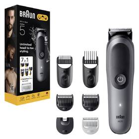 Zastrihávač multifunkčný Braun AIO5520 sivý

 obrázok produktu 1 z 6