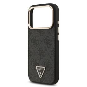 Kryt na mobil Guess 4G Strass Triangle Logo Gold Frame MagSafe na Apple iPhone 18 Pro čierny

 obrázok produktu 3 z 6