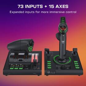 Joystick Turtle Beach VelocityOne H.O.T.A.S, set Flightstick II + Dual Throttle - PC čierny

 obrázok produktu 10 z 14
