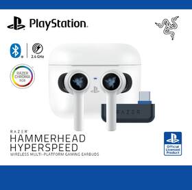 Slúchadlá Razer Hammerhead HyperSpeed PlayStation Licensed biela

 obrázok produktu 10 z 12