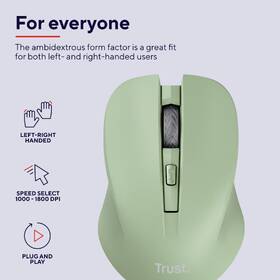 Myš Trust Mydo Silent Click zelená

 obrázok produktu 4 z 8
