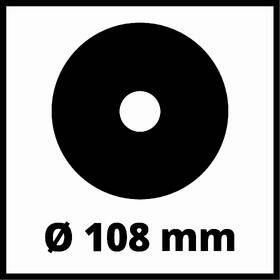 Brúsny kotúč Einhell 100g, Ø108x23x3.2mm k GC-CS 85 E 4500076 

 obrázok produktu 1 z 4