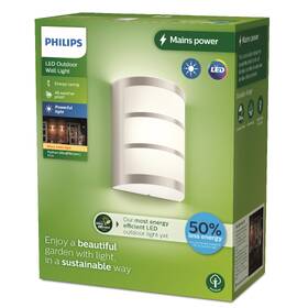 Nástenné svietidlo Philips Python, 2700 K, pohybový senzor nerez

 obrázok produktu 5 z 5
