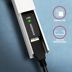Kábel Axagon USB 2.0 A-M -> B-M aktívny prepojovací kábel, 10m čierna

 obrázok produktu 3 z 5