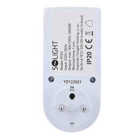 Spínač časový Solight DT03, digitálny 

 obrázok produktu 5 z 6