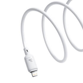 Kábel Baseus Silky USB-C/Lightning, 20W, 1m biely

 obrázok produktu 2 z 7
