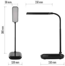Stolná lampa EMOS MOLLY, 650 lm, stmievanie, 12 W, studená/teplá/neutrálna biela čierna

 obrázok produktu 9 z 14