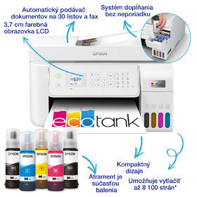 Tlačiareň multifunkčná Epson EcoTank L5316 biela

 obrázok produktu 3 z 14