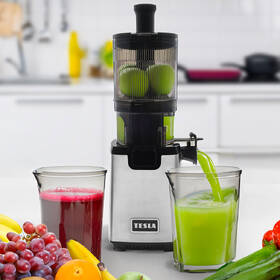 Odšťavovač Tesla SlowJuicer SJ770 XXL Deluxe čierny/strieborný

 obrázok produktu 8 z 14