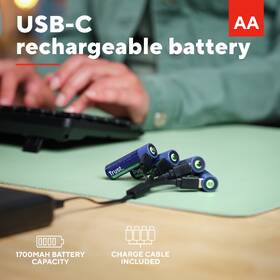 Batéria nabíjacia Trust AA, USB-C, 4ks 

 obrázok produktu 5 z 6