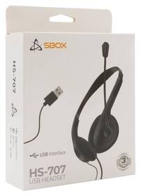 Headset SBOX HS-707 čierny

 obrázok produktu 5 z 5