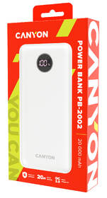 Powerbank Canyon PB-2002W, 20 000 mAh biely

 obrázok produktu 5 z 5