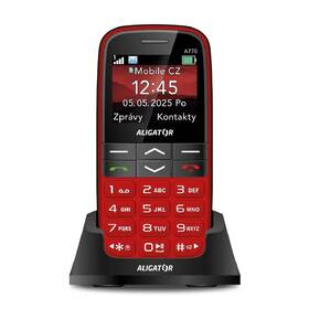 Mobilný telefón Aligator A770 Senior červený

 obrázok produktu 2 z 7