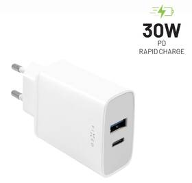 Nabíjačka do siete FIXED USB, USB-C PD, 30W biela

 obrázok produktu 1 z 6