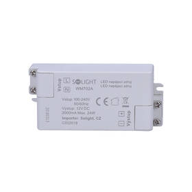 Napájací zdroj Solight LED, 230V - 12V, 2A, 24W, IP20 biely

 obrázok produktu 1 z 3