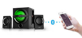 Reproduktory Fenda F&D A140X 2.1, bluetooth, rádio, USB, dálkové ovládání čierne

 obrázok produktu 4 z 6