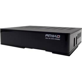 Satelitný prijímač Amiko MINI 4K UHD COMBO (DVB-T2) čierny

 obrázok produktu 1 z 4