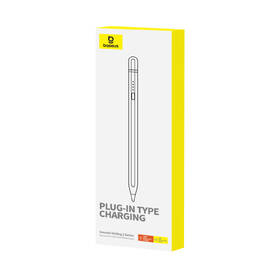 Stylus Baseus Smooth Writing 2 s bezdrôtovým nabíjaním a káblom USB/USB-C biely

 obrázok produktu 6 z 17
