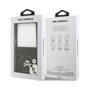 Kryt na mobil Karl Lagerfeld PU Karl and Choupette Heads Magnetic na Samsung Galaxy Z Flip 7 čierny

 obrázok produktu 7 z 7