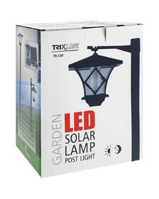 Vonkajšia lampa Trixline TR 530 LED zahradní solární 137cm čierna

 obrázok produktu 5 z 5