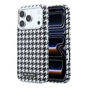 Kryt na mobil Karl Lagerfeld PU Houndstooth Resin Plate MagSafe na Apple iPhone 17 Pro čierny

 obrázok produktu 1 z 6
