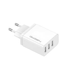 Nabíjačka do siete GoGEN ACH 301, 3x USB-A, 15,5W biela

 obrázok produktu 1 z 3