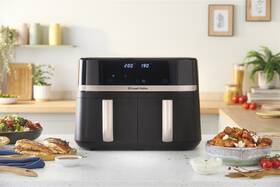 Fritéza teplovzdušná RUSSELL HOBBS 27680-56 Dual Basket, 9 l čierna

 obrázok produktu 20 z 21