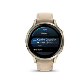 Inteligentné hodinky Garmin Venu 4 - 41 mm + kožený remienok zlaté/béžové

 obrázok produktu 2 z 8