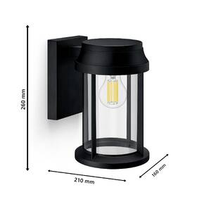 Nástenné svietidlo Philips Bellini, okrúhle čierne

 obrázok produktu 1 z 4