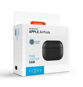 Puzdro FIXED PodsLeather pre Apple AirPods 3 čierne

 obrázok produktu 8 z 8