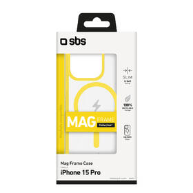 Kryt na mobil SBS Mag Frame s MagSafe na Apple iPhone 15 Pro žltý

 obrázok produktu 1 z 2
