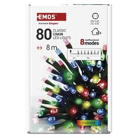 LED reťaz EMOS 80LED reťaz, 8 m, vonkajšie aj vnútorné, multicolor, programy, časovač 

 obrázok produktu 3 z 6