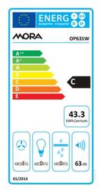 Odsávač pár Mora OP 631 W biely

 obrázok produktu 1 z 3