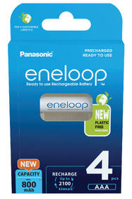 Batéria nabíjacia Panasonic Eneloop AAA, HR03, 800mAh, Ni-MH, blistr 4ks 

 obrázok produktu 2 z 4