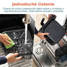 Fritéza teplovzdušná COSORI Dual Blaze Smart 6,4 l čierna

 obrázok produktu 11 z 11