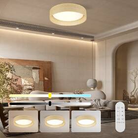 LED stropné svietidlo IMMAX NEO LITE LONA, 36W, CCT, Wi-Fi, TUYA, BEACON, priem. 45,5cm béžové

 obrázok produktu 2 z 3