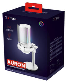 Mikrofón Trust GXT238 Auron, USB-C, RGB biely

 obrázok produktu 9 z 12