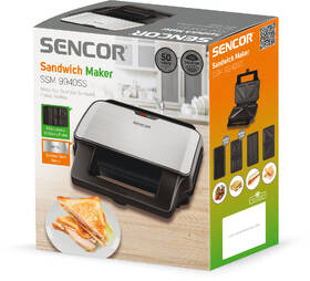 Sendvičovač Sencor SSM 9940SS 

 obrázok produktu 16 z 17