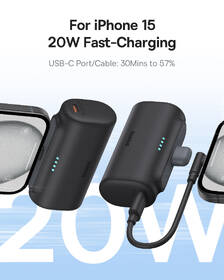 Powerbank Baseus Compact 5000mAh 20W USB-C čierny

 obrázok produktu 5 z 11